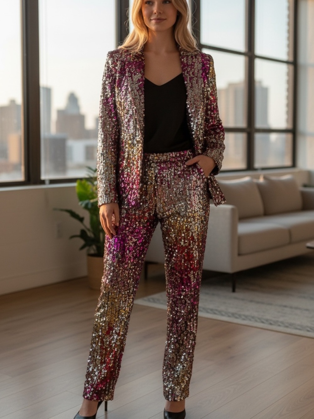Holiday Sequin set